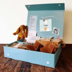 Baby Memory Box – Kraamcadeau Jongen – Baby Cadeau – Kraamcadeau Meisje – Kraampakket – Baby Geschenksets – Herinneringsdoos - Babyshower Cadeau – 45x35x10 CM -Pasgeborenen En Jonge Kinderen 1200x1200 1120