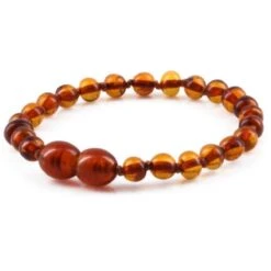 Merkloos Life Fashion - Barnsteen Baby Armband - 12 CM - Cognac - Amber Baby Armband - Pijn Verminderend Doorkomende Tandjes - Barnsteen Lithouwen - Baltisch Barnsteen -Pasgeborenen En Jonge Kinderen 1200x1200 1124