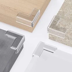 Merkloos Hoekbeschermers 8 Stuks - 3M - Tafelhoek Beschermers - Beschermhoeken - Zelfklevende Tafelhoek Beschermers - Transparant - -Pasgeborenen En Jonge Kinderen 1200x1200 1149