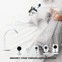 FT Products Babyfoonhouder - Babyfoon Houder - Universele Babyfoonhouder - Babyfoonhouder Universeel - Houder Babyfoon - Babyfoon -Babyphone Standaard- Babyphone- Verstelbare Clip - Veiligheid En Duurzaam - Camera Beugel -Pasgeborenen En Jonge Kinderen 1200x1200 1167