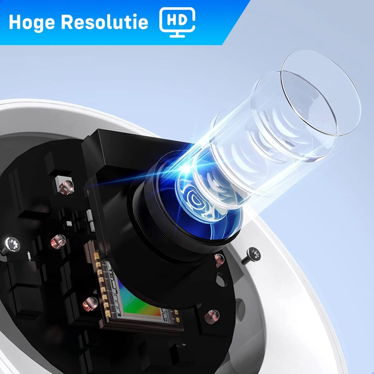 Full HD 1080p Wifi Babyfoon Pro - Baby - Beveiligingscamera - Babyfoon Met Camera - Geluid En Bewegingsdetectie - Huisdiercamera - Tuya Smart 3 Full HD 1080p Wifi Babyfoon Pro - Baby - Beveiligingscamera - Babyfoon Met Camera - Geluid En Bewegingsdetectie - Huisdiercamera - Tuya Smart - Afbeelding 3