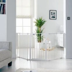 Noma 5 Panelen Veiligheidshek - Roomdivider - Tot 315 Cm - Zwart -Pasgeborenen En Jonge Kinderen 1200x1200 1191