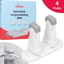 Deurklink Vergrendeling 4 Stuks Kinderslot Deur - 3M Deurklink Beveiliging Kinderen/huisdieren