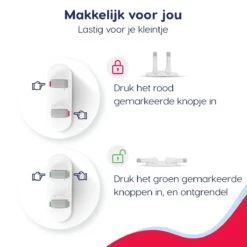 Deurklink Vergrendeling 4 Stuks Kinderslot Deur - 3M Deurklink Beveiliging Kinderen/huisdieren -Pasgeborenen En Jonge Kinderen 1200x1200 1201