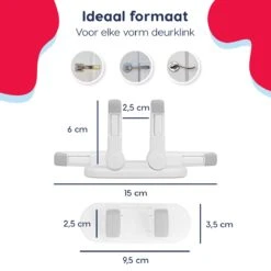 Deurklink Vergrendeling 4 Stuks Kinderslot Deur - 3M Deurklink Beveiliging Kinderen/huisdieren -Pasgeborenen En Jonge Kinderen 1200x1200 1202