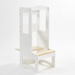 Leertoren / Keukenhulp / Opstapje Montessori - In Hoogte Verstelbaar - Wit/berk 19 Leertoren / Keukenhulp / Opstapje Montessori - In Hoogte Verstelbaar - Wit/berk -Pasgeborenen En Jonge Kinderen 1200x1200 1232