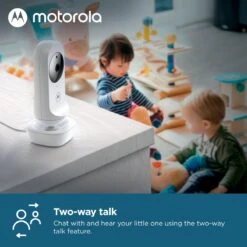 Motorola Nursery Babyfoon - Met Camera - VM34 - 4.3-Inch Kleurendisplay - Infrarood Nachtzicht - Terugspreekfunctie - Slaapliedjes -Pasgeborenen En Jonge Kinderen 1200x1200 1238