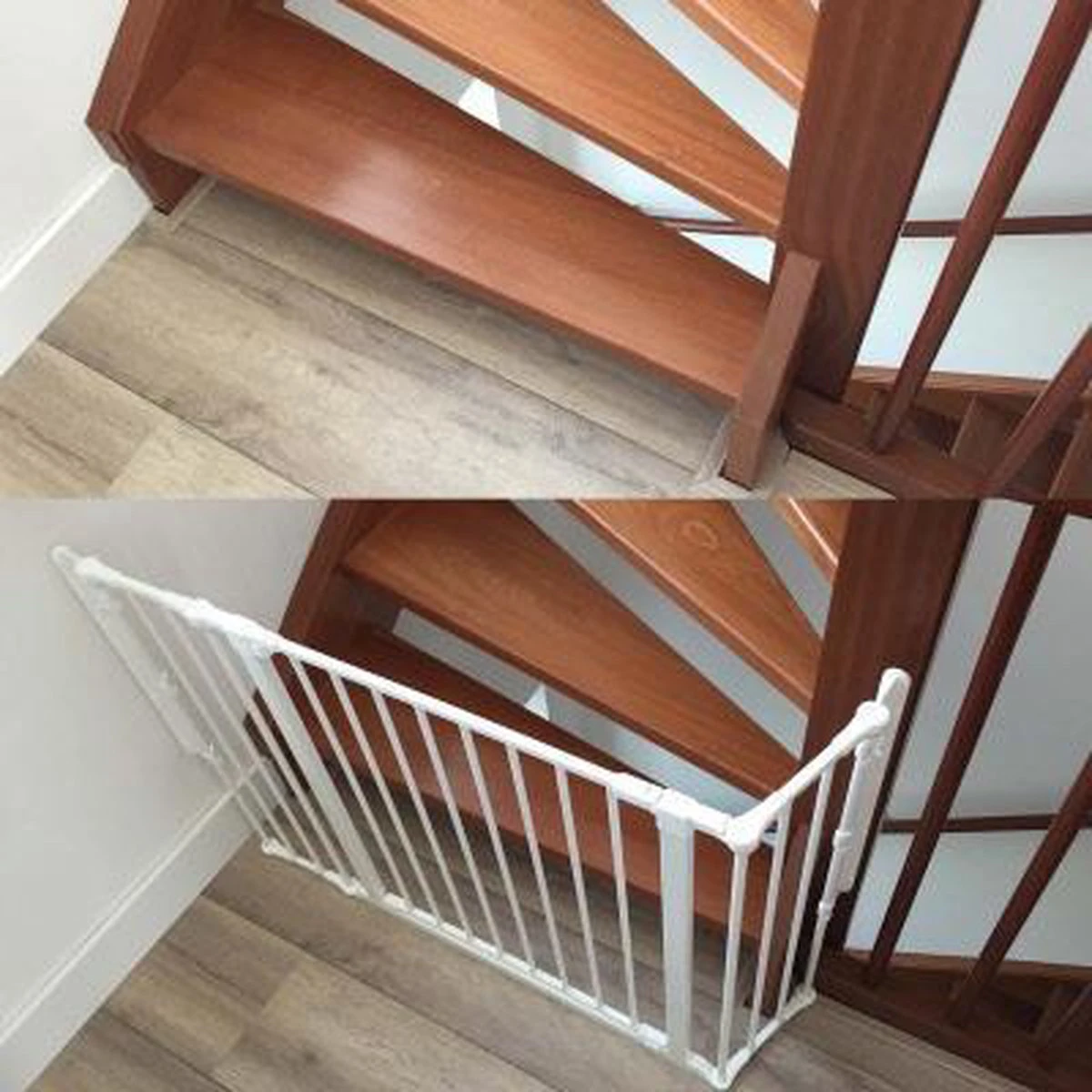 BabyDan - Flex V- Max 125cm Wit - Hoektraphek - Hoog 72cm Deur:72 Cm - Section :20 Cm - Section :33 Cm - Muurbev. : 4 Cm 7 BabyDan - Flex V- Max 125cm Wit - Hoektraphek - Hoog 72cm Deur:72 Cm - Section :20 Cm - Section :33 Cm - Muurbev. : 4 Cm - Afbeelding 7