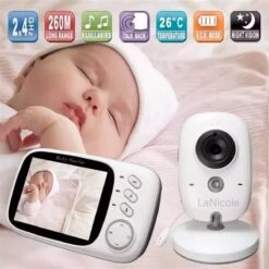 LaNicole-babyfoon Met Camera-babymonitor-LCD 3.2 Scherm-nachtlampje-kind-veiligheid -Pasgeborenen En Jonge Kinderen 1200x1200 1250