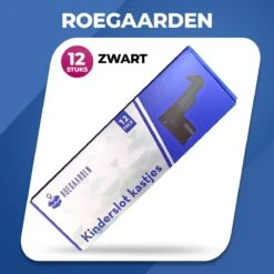 Roegaarden Kinderslot Kastjes - Kastbeveiliging Voor Kinderen - Zwart - 12 Stuks -Pasgeborenen En Jonge Kinderen 1200x1200 1256