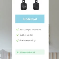 Kinderslot Kastjes - Zelfklevend Kinderslot - Dubbel Op Slot - Kinderslot Op Maat - Baby Veiligheid - 6 Stuks - Zwart -Pasgeborenen En Jonge Kinderen 1200x1200 1261
