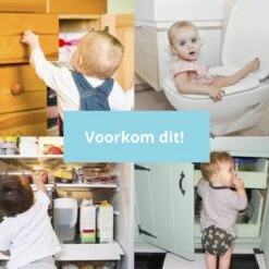Kinderslot Kastjes - Zelfklevend Kinderslot - Dubbel Op Slot - Kinderslot Op Maat - Baby Veiligheid - 6 Stuks - Zwart -Pasgeborenen En Jonge Kinderen 1200x1200 1262