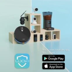 Looki Slimme Babyfoon FHD - WiFi & App - Temperatuur Sensor & Slaapliedjes - Met Camera Beveiliging - Beveiligingscamera Binnen - Draadloos -Pasgeborenen En Jonge Kinderen 1200x1200 1287