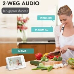 Achaté Babyfoon Met Camera - Baby Monitor Met 5 Inch Monitor - Video & Audio - Infrarood Nachtvisie - Terugspreekfunctie - Wit 16 Achaté Babyfoon Met Camera - Baby Monitor Met 5 Inch Monitor - Video & Audio - Infrarood Nachtvisie - Terugspreekfunctie - Wit -Pasgeborenen En Jonge Kinderen 1200x1200 1313