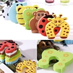 Set Van 4 Deurstoppers Van Foam - Veiligheids Deurstopper Kind / Baby - Klem Bescherming Voor Deuren En Ramen - Multicolour Dieren - KELERINO. 12 Set Van 4 Deurstoppers Van Foam - Veiligheids Deurstopper Kind / Baby - Klem Bescherming Voor Deuren En Ramen - Multicolour Dieren - KELERINO. -Pasgeborenen En Jonge Kinderen 1200x1200 1364