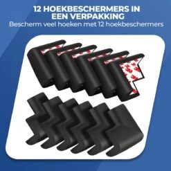 Roegaarden Hoekbeschermers Baby - Hoekbeschermers Tafel - Foam - 12 Stuks - Zwart -Pasgeborenen En Jonge Kinderen 1200x1200 1372