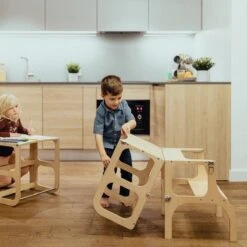 Ette Tete Leertoren Step'n Sit - Inklapbaar Tot Tafel En Stoel - Naturel -Pasgeborenen En Jonge Kinderen 1200x1200 1381