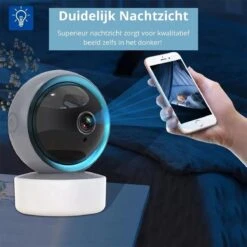 NIEUW - Full HD WiFi Babyfoon Met Camera én App - BabyPhone Met Camera - 1296P - Geluid En Bewegingsdetectie - Automatisch Volgen - Nachtvisie - Spraakfunctie 15 NIEUW - Full HD WiFi Babyfoon Met Camera én App - BabyPhone Met Camera - 1296P - Geluid En Bewegingsdetectie - Automatisch Volgen - Nachtvisie - Spraakfunctie -Pasgeborenen En Jonge Kinderen 1200x1200 1386