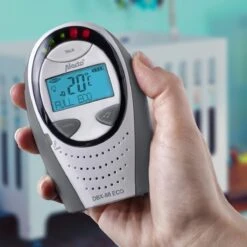 Alecto DBX-88 LIMITED - Full Eco DECT Babyfoon Met Display - Antraciet -Pasgeborenen En Jonge Kinderen 1200x1200 1416