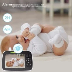 B-care Babyfoon Met Camera - 3.5 Inch Scherm - Zonder Wifi En App - Temperatuursensor - Nachtzicht - Terugspreekfunctie - 4 Slaapliedjes - Alarm -Pasgeborenen En Jonge Kinderen 1200x1200 1453