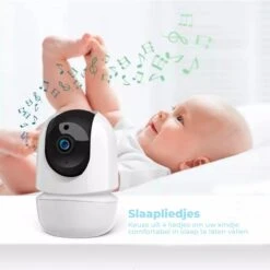 B-care Babyfoon Met Camera - 3.5 Inch Scherm - Zonder Wifi En App - Temperatuursensor - Nachtzicht - Terugspreekfunctie - 4 Slaapliedjes - Alarm -Pasgeborenen En Jonge Kinderen 1200x1200 1455