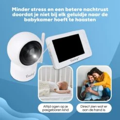 Lucky®Store Babyfoon - Babyfoon Met Camera - Bestverkocht - Babyfoons - Digitaal - 8 Slaapliedjes -Pasgeborenen En Jonge Kinderen 1200x1200 1466