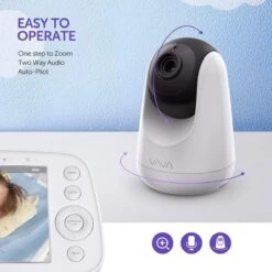 VAVA Beste Baby Camera , Camera , Bewakingscamera , Babyfoon , Baby-Phone , Two-way-communicatie , Bewegingsdetectie , Nachtvisie , Nachtzicht , RED DOT Award 2019 -Pasgeborenen En Jonge Kinderen 1200x1200 1471