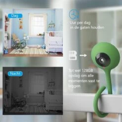 Rudolphy - Babyfoon Met Camera En Wifi- CloudEdge App Bediening - Temperatuur En Vochtmeter - Beweging En Geluidsmelder -Pasgeborenen En Jonge Kinderen 1200x1200 1483