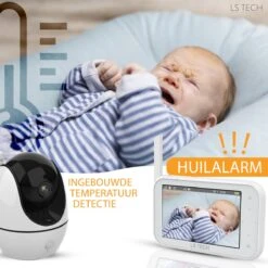 LS Tech LS200 - Babyfoon Met Camera - Baby Camera 7 Functies - HD Babyphone Wit -Pasgeborenen En Jonge Kinderen 1200x1200 1491