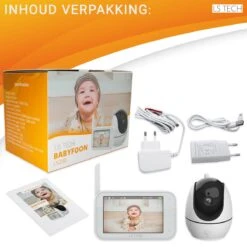 LS Tech LS200 - Babyfoon Met Camera - Baby Camera 7 Functies - HD Babyphone Wit -Pasgeborenen En Jonge Kinderen 1200x1200 1495