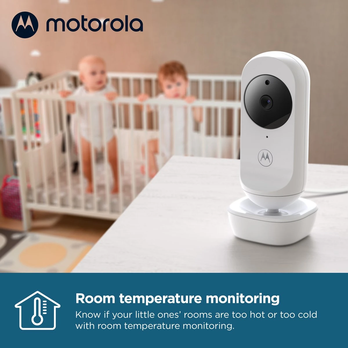 Motorola Ease 34 - Babyfoon Met Camera - Nachtzicht - Terugpraatfunctie - Zoom - Kamertemperatuur 9 Motorola Ease 34 - Babyfoon Met Camera - Nachtzicht - Terugpraatfunctie - Zoom - Kamertemperatuur - Afbeelding 9