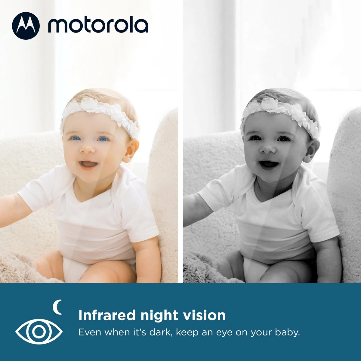 Motorola Ease 34 - Babyfoon Met Camera - Nachtzicht - Terugpraatfunctie - Zoom - Kamertemperatuur 10 Motorola Ease 34 - Babyfoon Met Camera - Nachtzicht - Terugpraatfunctie - Zoom - Kamertemperatuur - Afbeelding 10