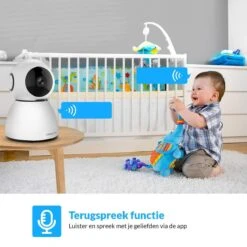 Orretti® X3 Babyfoon Met Camera - Camera Beveiliging – Wifi Camera – Geluid En Bewegingsdetectie -Pasgeborenen En Jonge Kinderen 1200x1200 1575