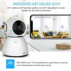Orretti® X3 Babyfoon Met Camera - Camera Beveiliging – Wifi Camera – Geluid En Bewegingsdetectie -Pasgeborenen En Jonge Kinderen 1200x1200 1578