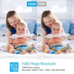 Orretti® X3 Babyfoon Met Camera - Camera Beveiliging – Wifi Camera – Geluid En Bewegingsdetectie -Pasgeborenen En Jonge Kinderen 1200x1200 1579