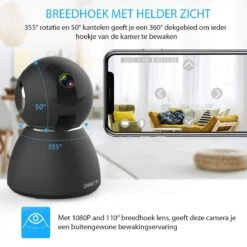 Orretti® X3 Babyfoon – Smartphone WiFi Beveiligingscamera – Geluidsdetectie - Terugspreekfunctie – Huisdier Camera -Pasgeborenen En Jonge Kinderen 1200x1200 1602