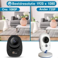 Needs!® Full HD Wifi Babyfoon Met Camera WS-Q100BL PRO - En App - Camera Beveiliging – Wifi Camera – Geluid En Bewegingsdetectie - Automatisch Volgen - 1080p – Babyfoon – 4g/5g – Zwart -Pasgeborenen En Jonge Kinderen 1200x1200 1621