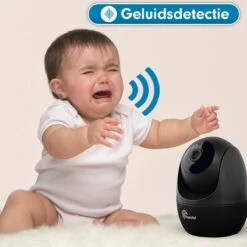 Needs!® Full HD Wifi Babyfoon Met Camera WS-Q100BL PRO - En App - Camera Beveiliging – Wifi Camera – Geluid En Bewegingsdetectie - Automatisch Volgen - 1080p – Babyfoon – 4g/5g – Zwart -Pasgeborenen En Jonge Kinderen 1200x1200 1624