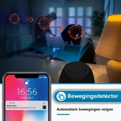 Needs!® Full HD Wifi Babyfoon Met Camera WS-Q100BL PRO - En App - Camera Beveiliging – Wifi Camera – Geluid En Bewegingsdetectie - Automatisch Volgen - 1080p – Babyfoon – 4g/5g – Zwart -Pasgeborenen En Jonge Kinderen 1200x1200 1625