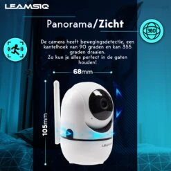 Full HD Wifi Babyfoon Met Camera - Met App - Camera Beveiliging - 1290P - Automatisch Volgen - Geluid En Bewegingsdetectie - 4G/5G - Spraakfunctie - Nachtvisie - Wit 14 Full HD Wifi Babyfoon Met Camera - Met App - Camera Beveiliging - 1290P - Automatisch Volgen - Geluid En Bewegingsdetectie - 4G/5G - Spraakfunctie - Nachtvisie - Wit -Pasgeborenen En Jonge Kinderen 1200x1200 1642