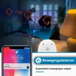 Needs!® Full HD Wifi Babyfoon Met Camera WS-Q100 PRO - En App - Camera Beveiliging – Wifi Camera – Geluid En Bewegingsdetectie - Automatisch Volgen - 1080p – Babyfoon – 4g/5g – Wit -Pasgeborenen En Jonge Kinderen 1200x1200 1666