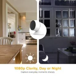 Laxihub M1 – Babyfoon Met Camera - Beveiligingscamera Binnen – Full HD Resolutie - Inclusief 32GB SD Kaart -Pasgeborenen En Jonge Kinderen 1200x1200 1688