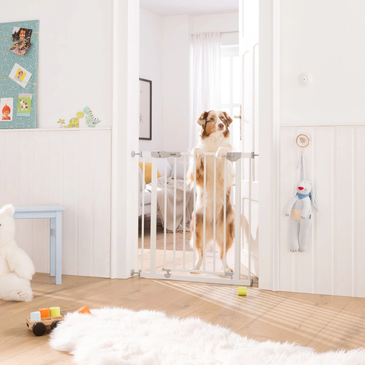 Hauck Autoclose N Stop 2 Veiligheidshekje - 75 Tot 80 Cm - Uitbreidbaar - White 11 Hauck Autoclose N Stop 2 Veiligheidshekje - 75 Tot 80 Cm - Uitbreidbaar - White - Afbeelding 11