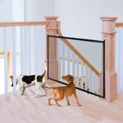 Traphekje - Traphekje Dieren - Kinderhekje - Veiligheidshekje Voor Baby - Zwart - 180 X 54 CM -Pasgeborenen En Jonge Kinderen 1200x1200 1698