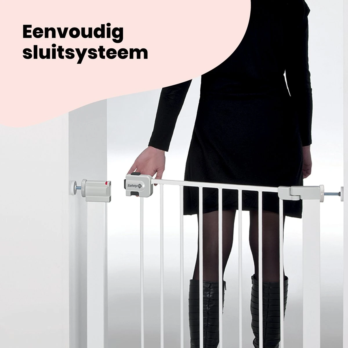 Safety 1st Easy Close Metal Traphekje - 73 T/m 80 Cm - Uitbreidbaar -Klembevestiging - Wit 8 Safety 1st Easy Close Metal Traphekje - 73 T/m 80 Cm - Uitbreidbaar -Klembevestiging - Wit - Afbeelding 8