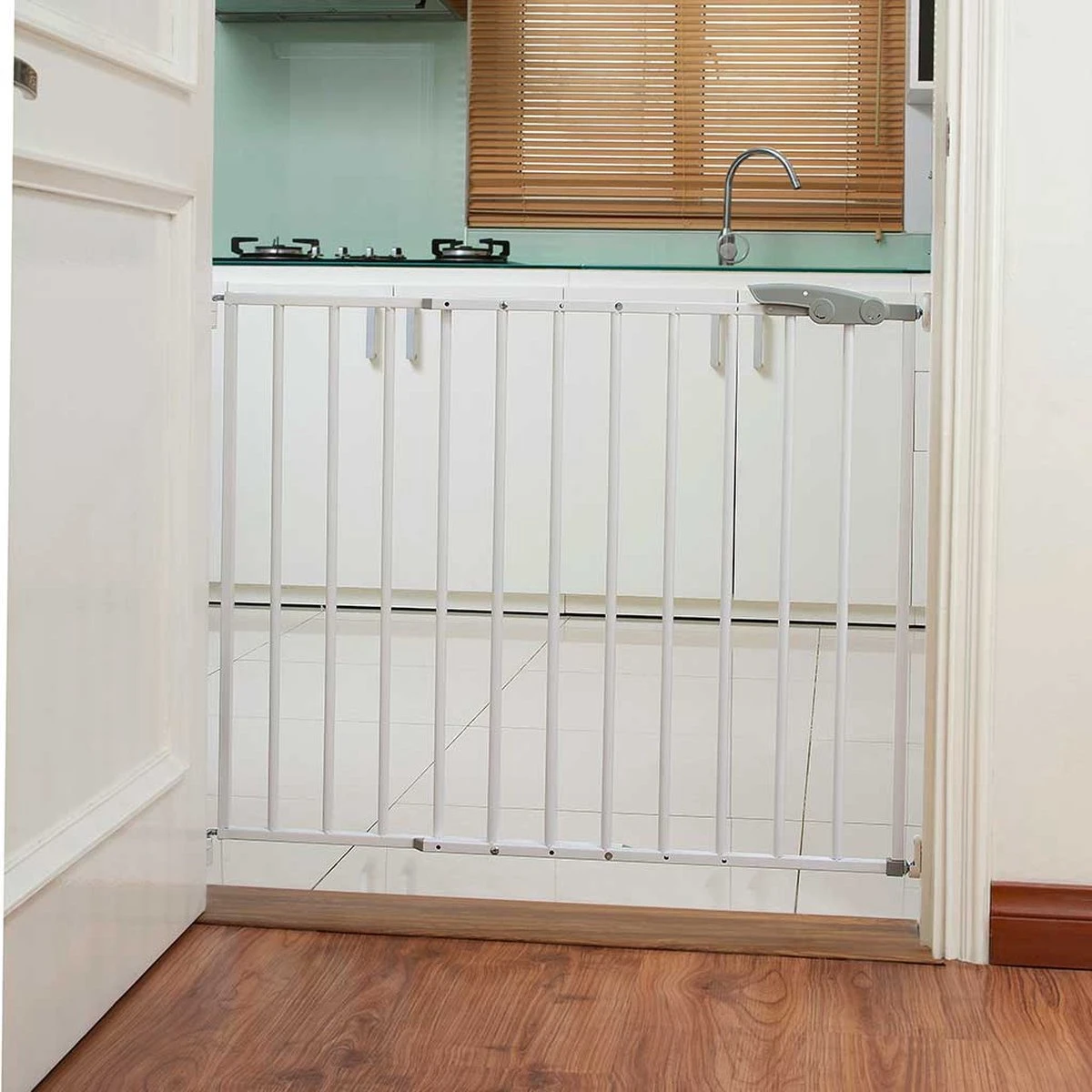 Fenss Oslo Traphekje Metaal - Wit 2 Fenss Oslo Traphekje Metaal - Wit - Afbeelding 2