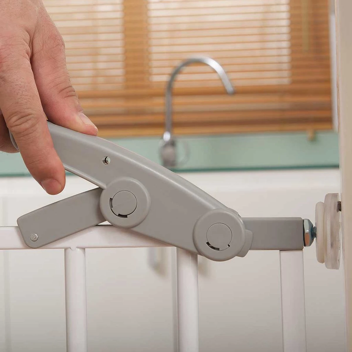 Fenss Oslo Traphekje Metaal - Wit 9 Fenss Oslo Traphekje Metaal - Wit - Afbeelding 9