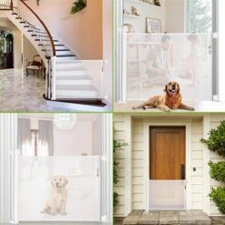 Oprolbaar Traphekje Zwart - Veiligheidshekje Voor Baby - Kinderhekje - Hondenhek - Traprek - Luxe Mesh - Simanti® -Pasgeborenen En Jonge Kinderen 1200x1200 1740