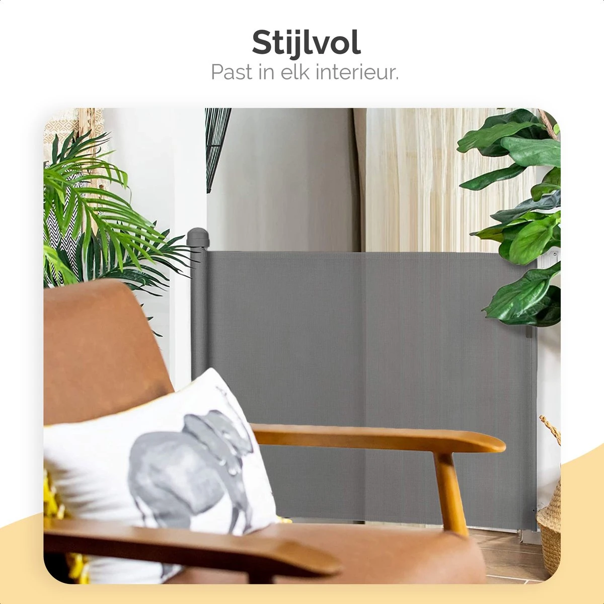 Goliving Oprolbaar Traphekje – Veiligheidshekje – Stevig Mesh – Voor Baby’s En Honden – Duurzaam Materiaal 4 Goliving Oprolbaar Traphekje – Veiligheidshekje – Stevig Mesh – Voor Baby’s En Honden – Duurzaam Materiaal - Afbeelding 4