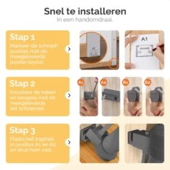 Goliving Oprolbaar Traphekje – Veiligheidshekje – Stevig Mesh – Voor Baby’s En Honden – Duurzaam Materiaal 13 Goliving Oprolbaar Traphekje – Veiligheidshekje – Stevig Mesh – Voor Baby’s En Honden – Duurzaam Materiaal -Pasgeborenen En Jonge Kinderen 1200x1200 1753